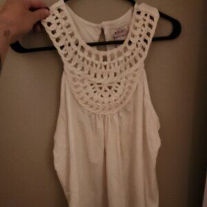 Ladies Ariat White Tank Top